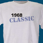 Classic Personalized Birthday T-Shirt